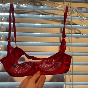 Timpa Red Lace Bra